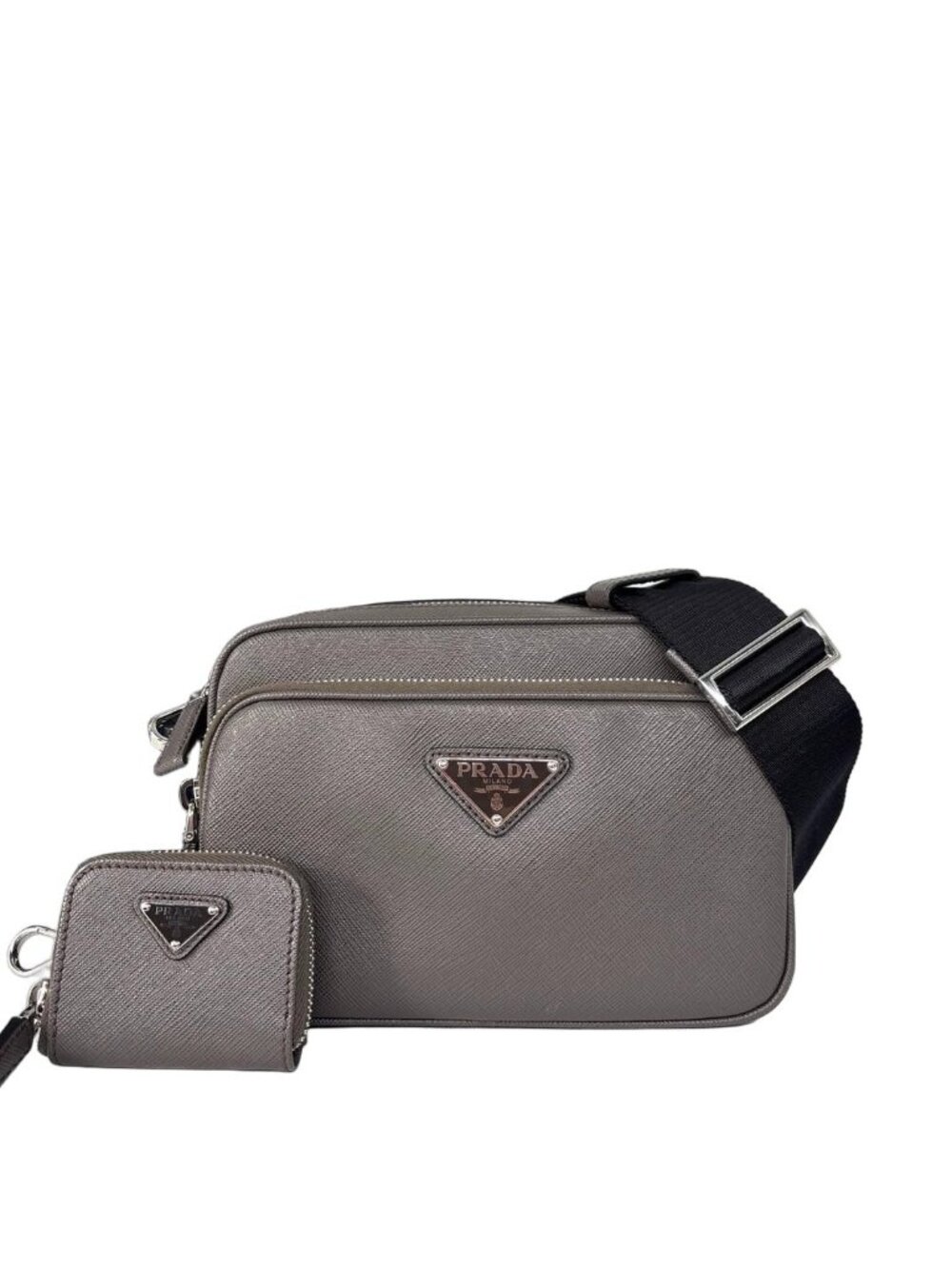 Prada Saffiano Leather Shoulder Bag